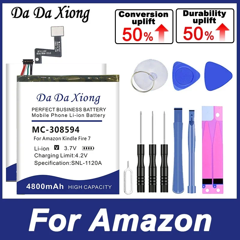 

MC-354775-05 MC-347993 MC-308594 Battery For Paperwhite Kindle 1 2 3 4 5 6 7 5th ST085A S2011-002-A NM460GZ +Tools