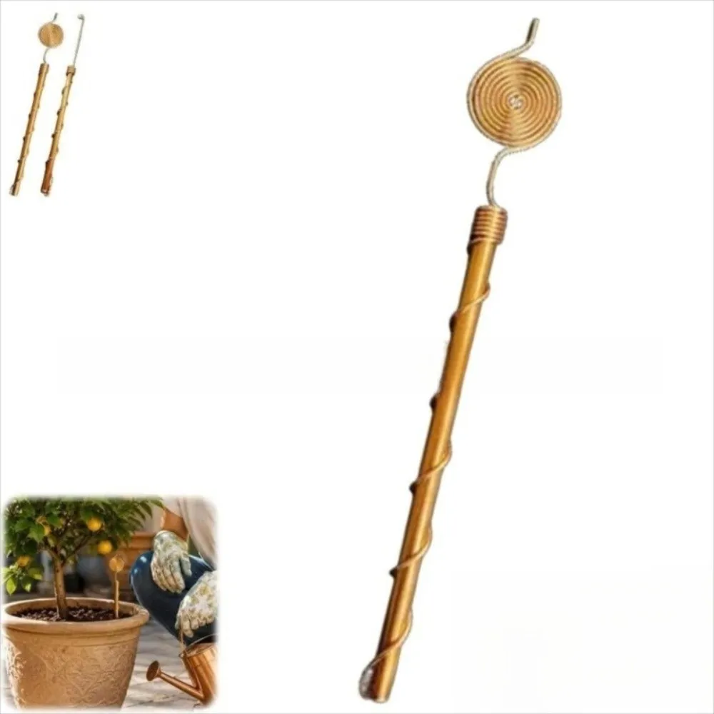 Spiral Coil Electroculture Plant Stakes Durable Garden Stakes Copper Wire Coil Stakes Flexible Plant Support Stakes