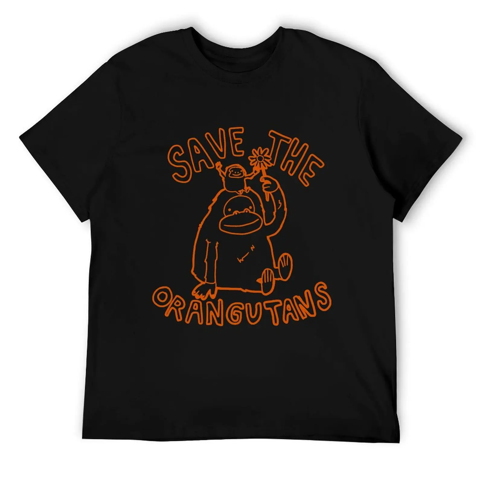 Save The Orangutan Homage T-Shirt funny t shirts cotton man t shirt cotton high quality T-Shirt