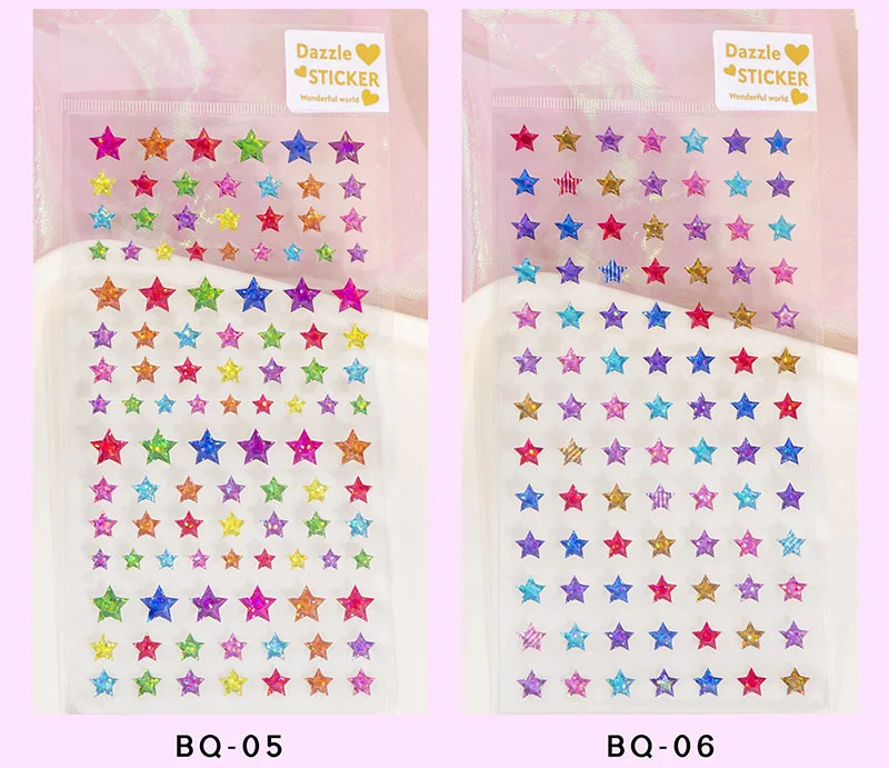 Bunte Kinderaufkleber Mädchen Geburtstagsgeschenke 3D Laser Funkelndes Einhorn Tier Süßigkeiten Aufkleber Scrapbook Dekoration Schulbedarf – Detail 21