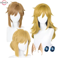 High Quality Link Wig Cosplay Blonde Brown Wig Cosplay Anime Wigs Heat Resistant Synthetic Wigs Halloween Wigs