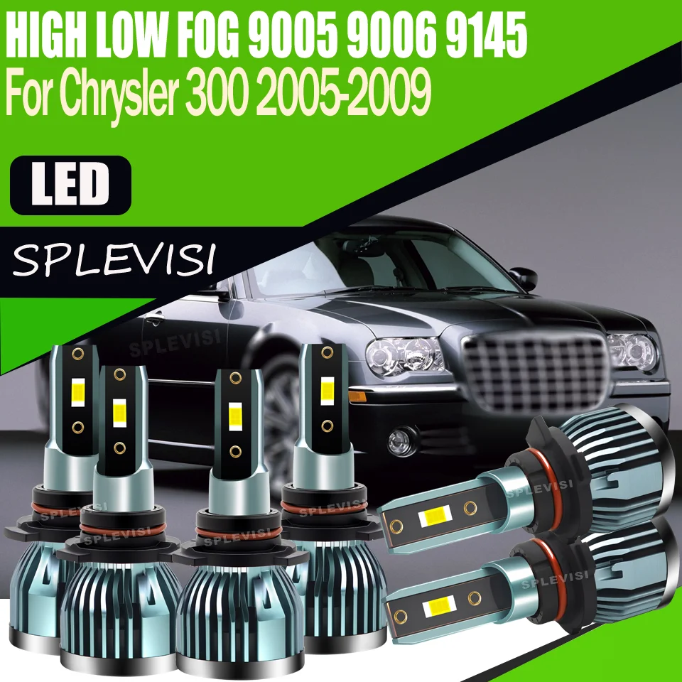 

Reliable Night Use High-Performance Durable Construction 12v Headlight foglight LED For Chrysler 300 2005 2006 2007 2008 2009
