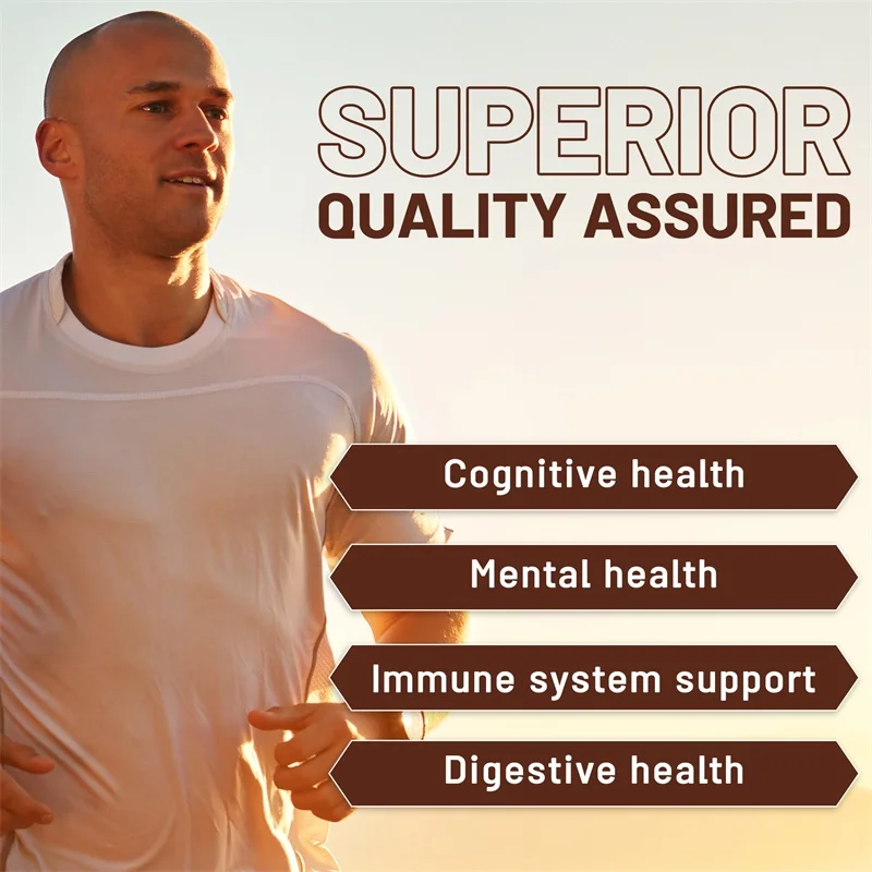 Lions Mane Mushroom Supplement 4000mg - Supports Cognitive Health, Boosts Brain Function, and Strengthens The Immune System - Image 6