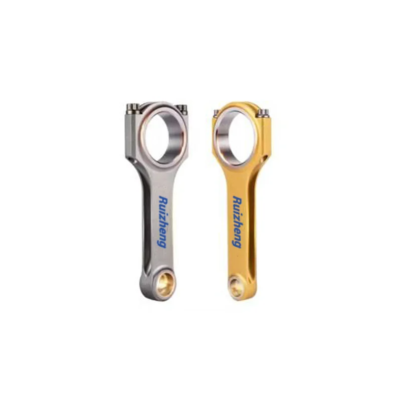 New Ruizheng Customized High Performance Forged Billet Titanium Connecting Rods Aveo 1.6L 600HP Engine Modification 1 Year