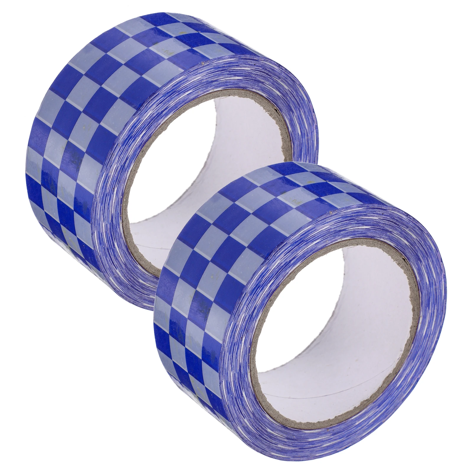 

2 Rolls Plaid Sealing Tape Carton Adhesive Duct Packaging Package for Shipping Bopp Colorful Decorative
