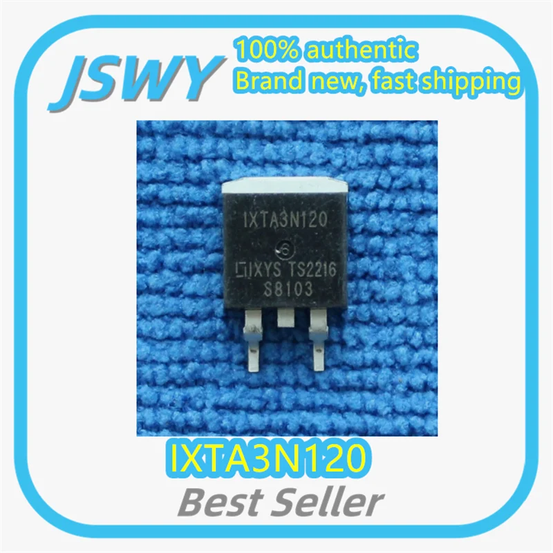 

(10/50 pcs) IXTA3N120 TO-263 MOSFET In Stock Brand New Fast Shipping Electronics