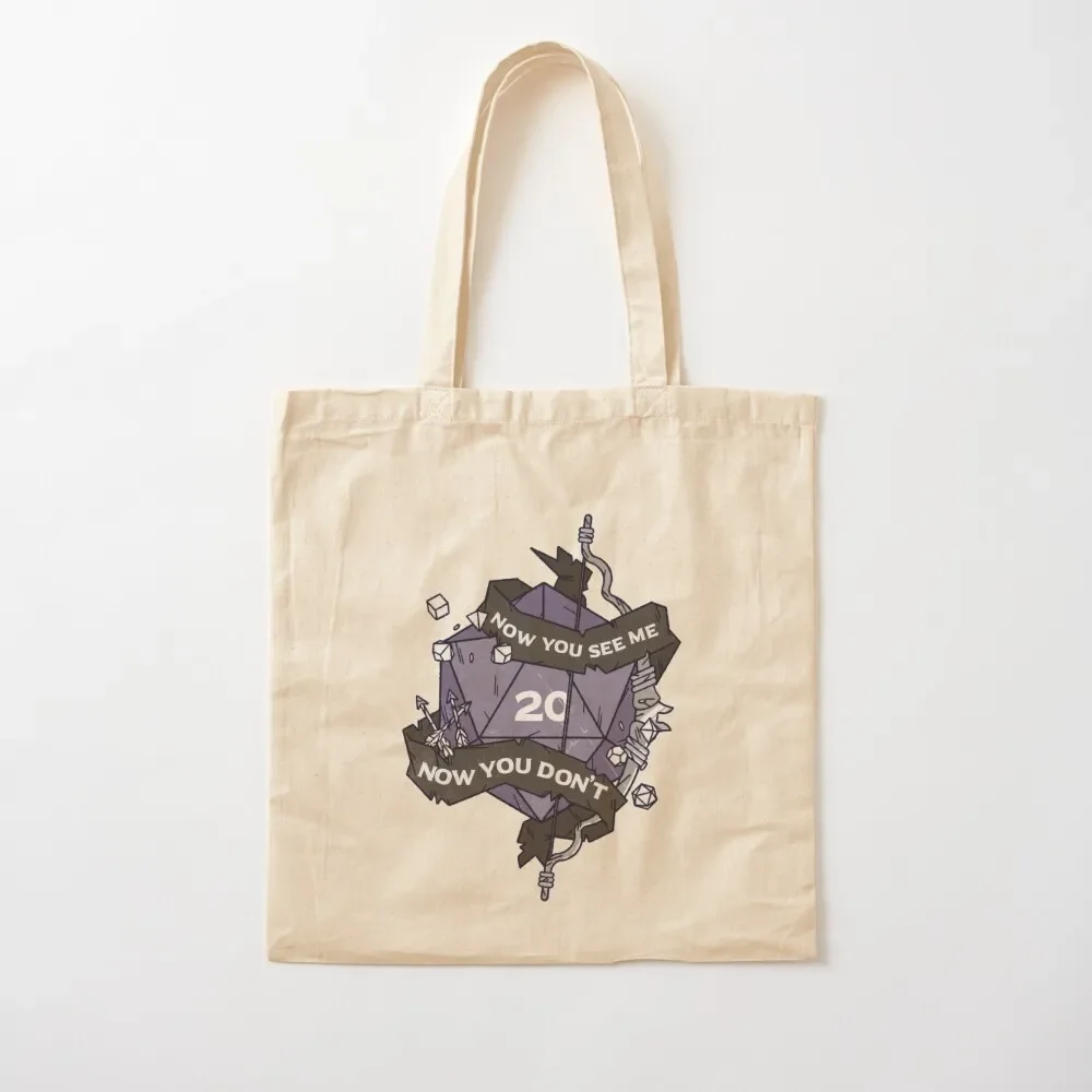 

Tabletop RPG Rogue - Now You See Me, Now You Don't Tote Bag canvas tote bag Reusable bags tote bags aesthetic Bag