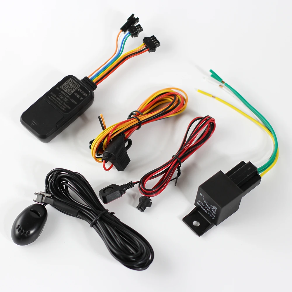 TrackerKing EC33B GSM GPS tracker for Car motorcycle vehicle tracking device with Cut Off Oil Power & online tracking software