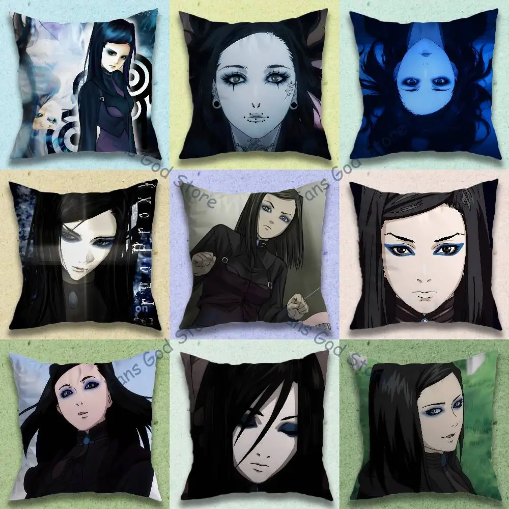 E-Ergo P-Proxy Anime Celebrity Merchandise All-Match Printed Pillow Case Sofa Car Office Room Decoration Protector