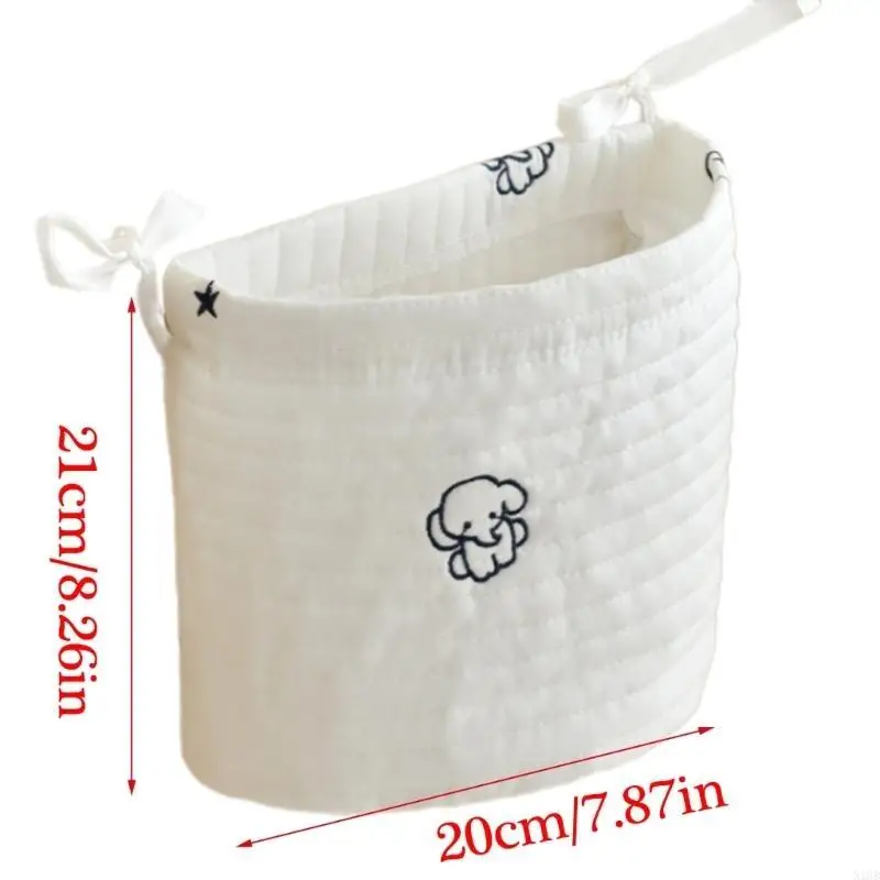 N1HB Baby Cot Bage Baging Langing Storage Bag لتخزين الألعاب وأدوات الحضانة