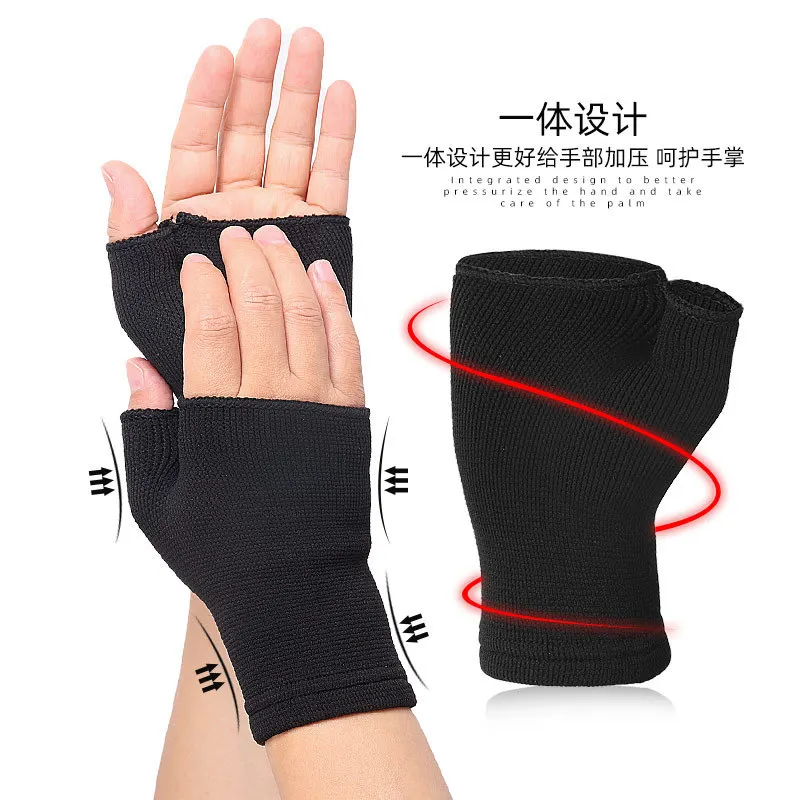 1Pair Wristband Compression Arthritis Gloves Wrist Support Joint Pain Relief Hand Brace Therapy Wristband Palm Hand Thumb Band