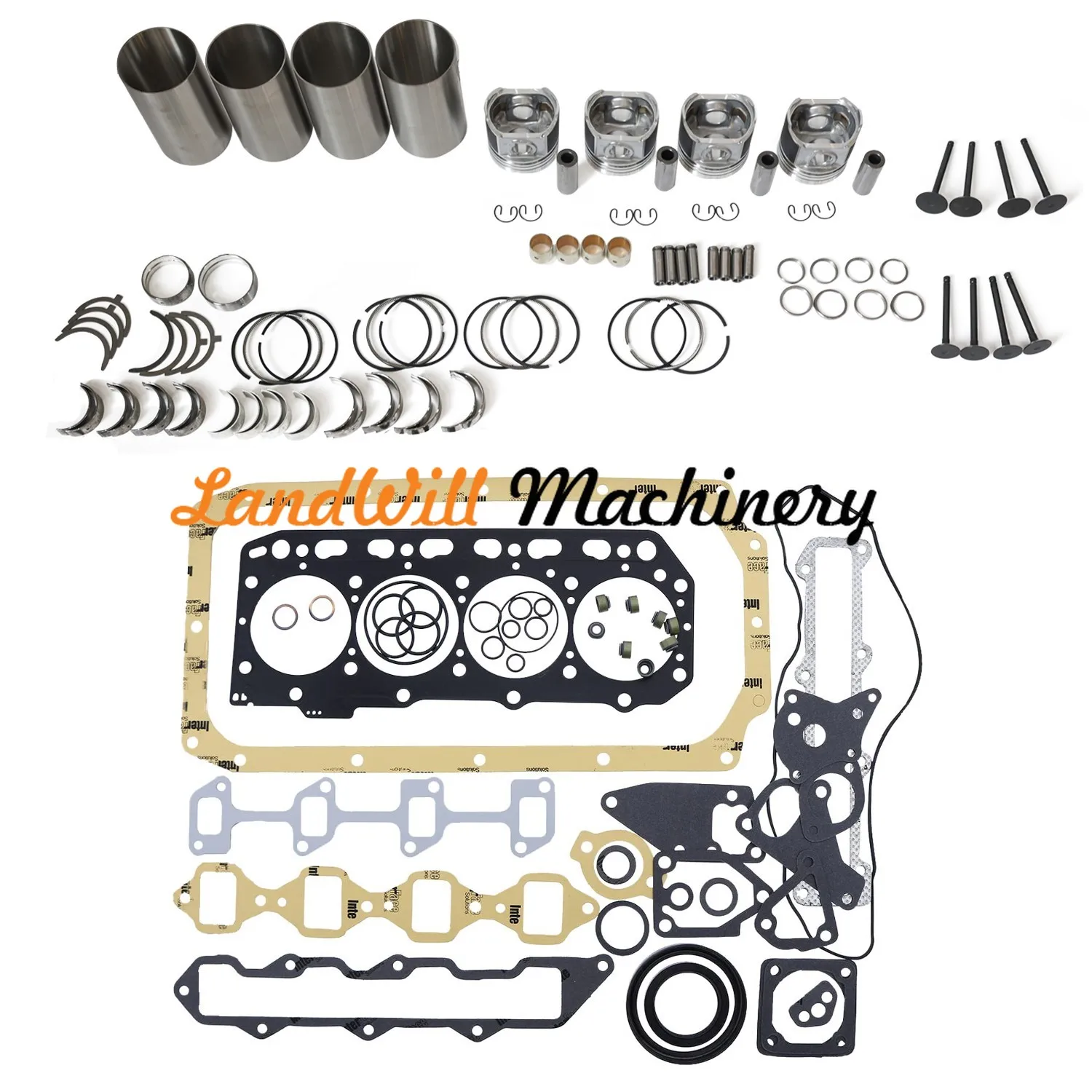 Overhaul Rebuild Kit Fits Komatsu Loader SK07J-2 SK714-5 SK818-5 W/ 4D88E 1FD