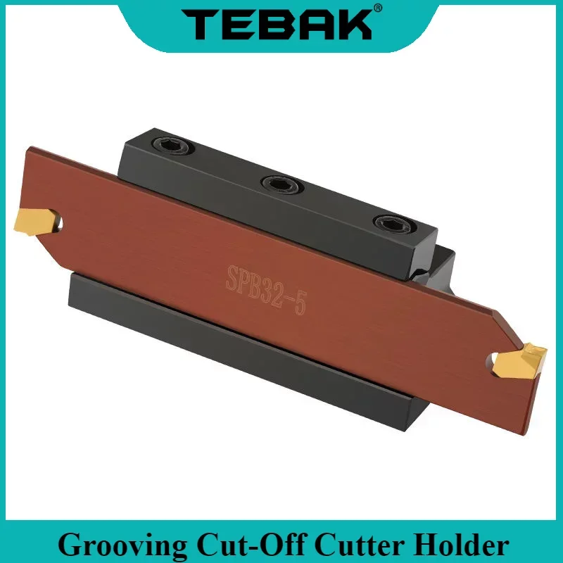 

1PCS Grooving Cut-Off Cutter Holder SMBB2532 3232 2032 2526 2026 1626+SPB226 326 426 526 232 332 432 532 Cutting Turning Tools