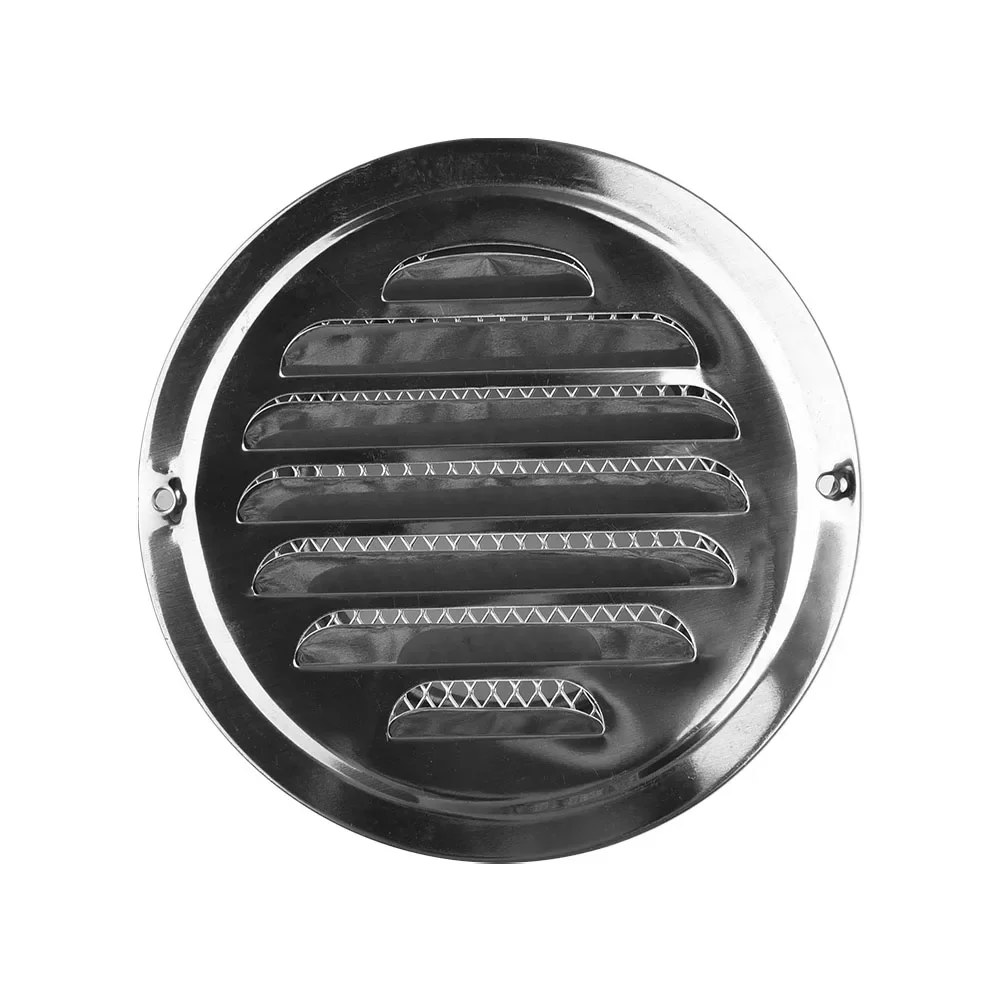 Air Vent Wall Mount Flat Ventilation Ceiling 80/100/120/160mm Stainless Steel Round Louver Outlet High quality