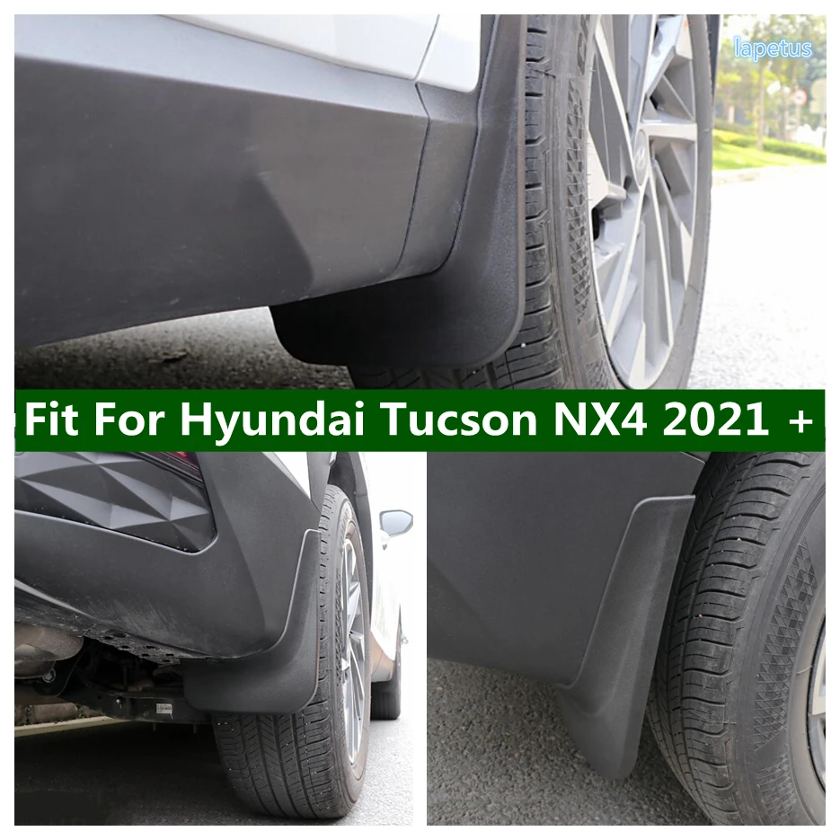 

Front Rear Mud Guard Mudguards Splash Flaps Protection Fit For Hyundai Tucson NX4 2021 - 2023 Plastic Exterior Car Accessories