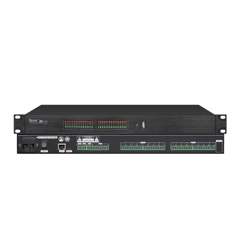 

8 Input 8 Output Audio Processor System 16 By 16 Professional Digital Processor Audio Matrix