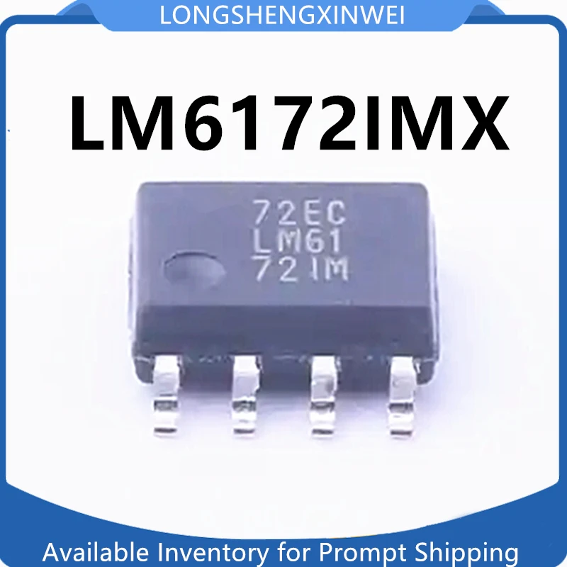 1PCS LM6172 LM6172IM LM6172IMX SOP-8 NEW Patch Operational Amplifier IC Chip