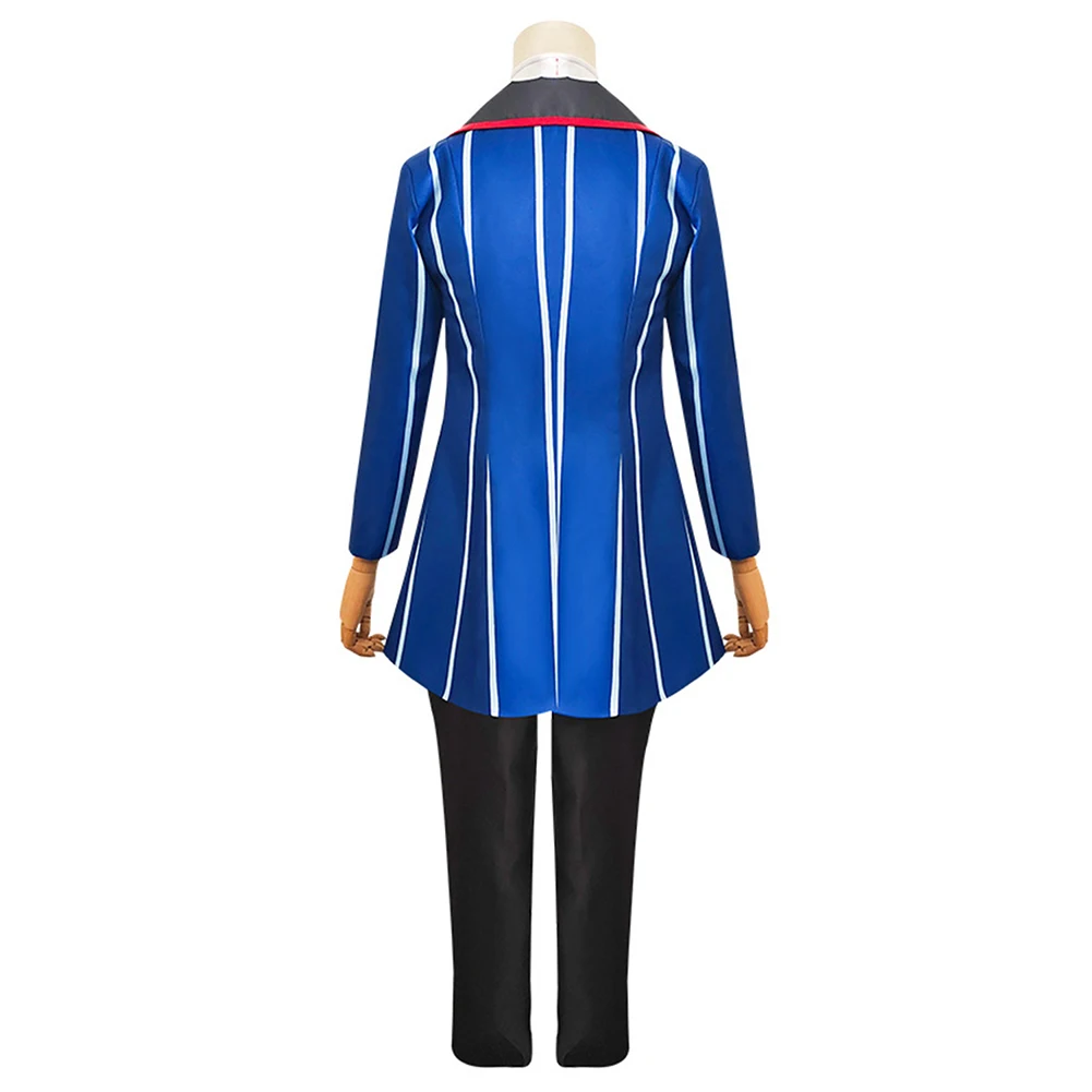 Vox Cosplay męski kapelusz Fantasy dla chłopców kostium męski dla dorosłych Hotel Cartoon roplay muszka zestaw strojów przebranie impreza z okazji Halloween garnitur