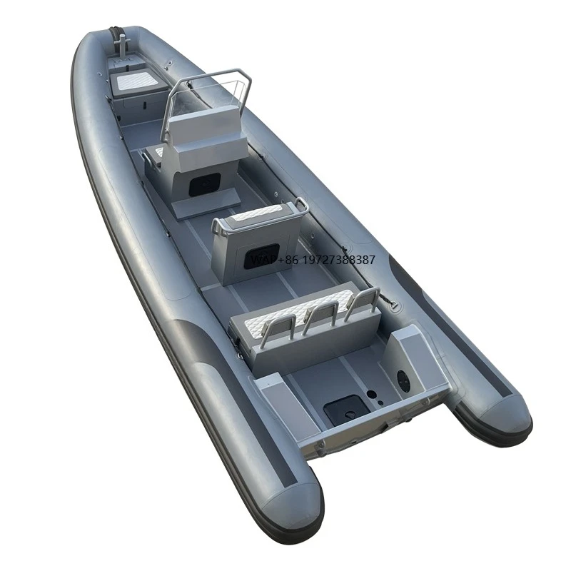 

High Quality Aluminum Hull RIB 700 Patrol ORCA Hypalon Inflatable Boat 23ft for Sale