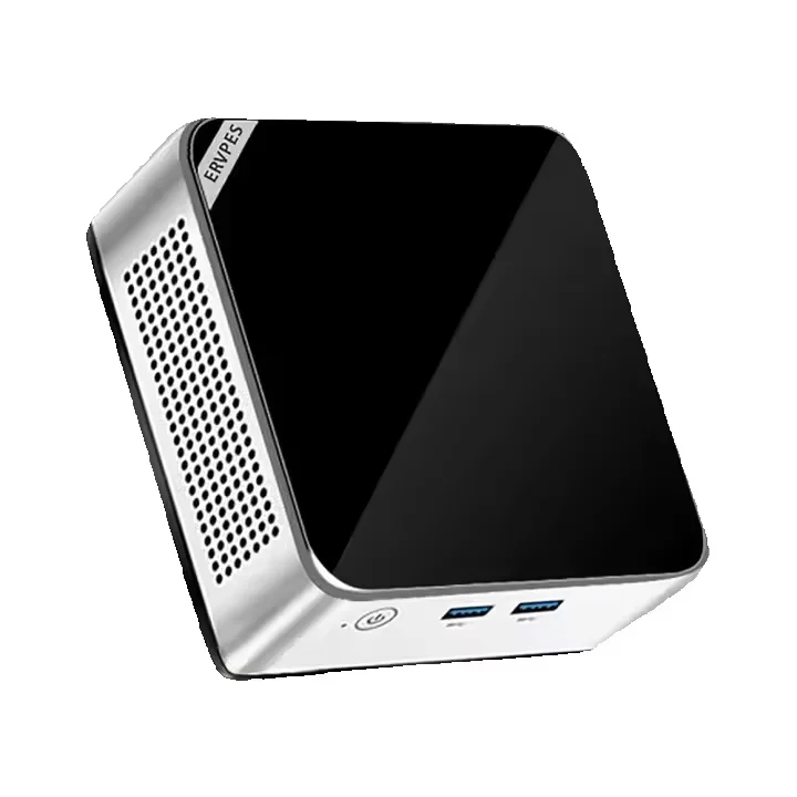 Nieuwe Ervpes M1 Mini PC Intel Core I5-8257U 4 Cores 8 Threads DDR4 8GB/16GB RAM 256GB/512GB M.2 SSD Windows 11 Pro Wifi 6 BT5.3 2.5G Ethernet 4K Dual Display Mini Desktop Computer