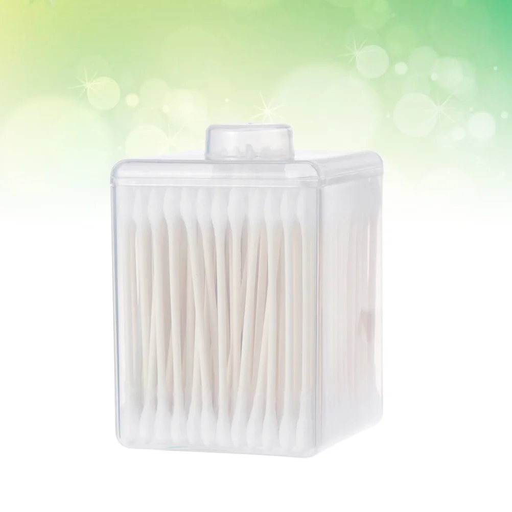 600 個ダブルヘッド綿棒メイク落としツール美容クレンジングスティック紙幹アプリケータースキンケア創傷ケア用