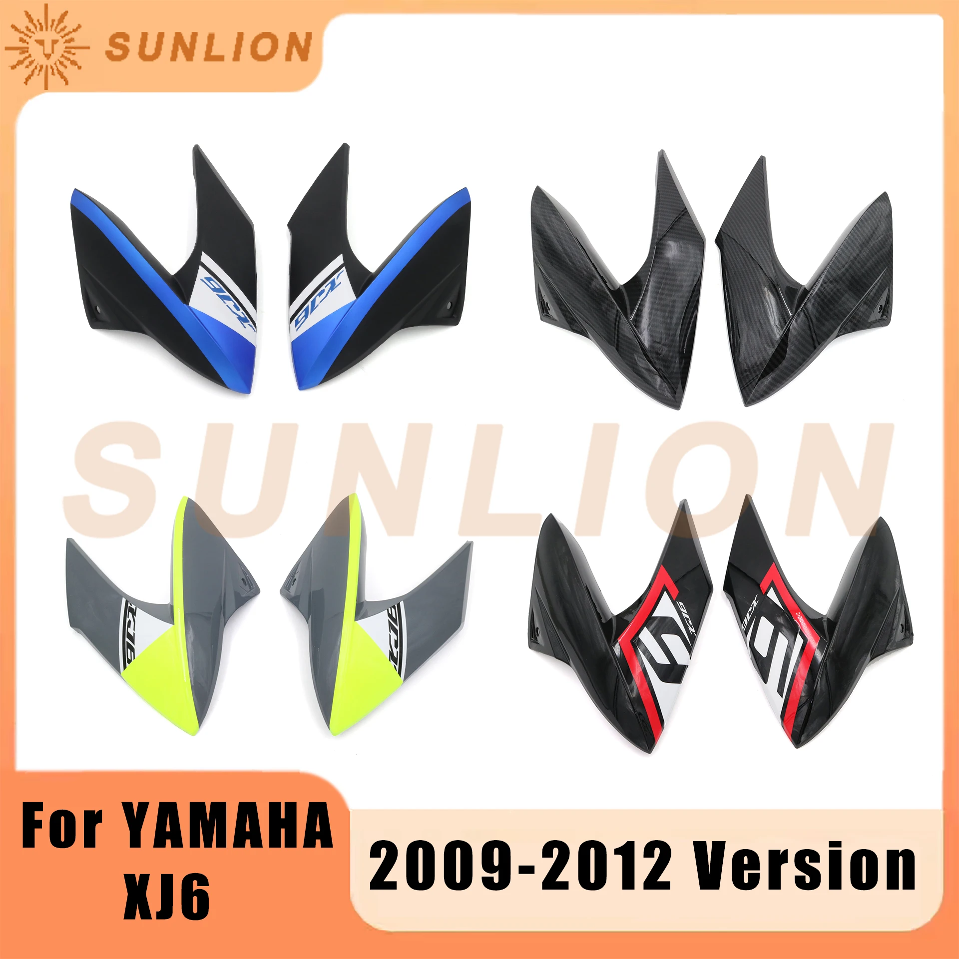 Para yamaha xj6 2009 - 2012 painel de carenagem lateral da motocicleta carroçaria quadro injeção carenagem corpo quadro capa