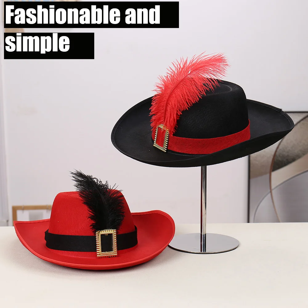 Fashionable Feather Belt Buckle Decoration for Party And Dance Casual Hat with Versatile Elegant Style New Arrival