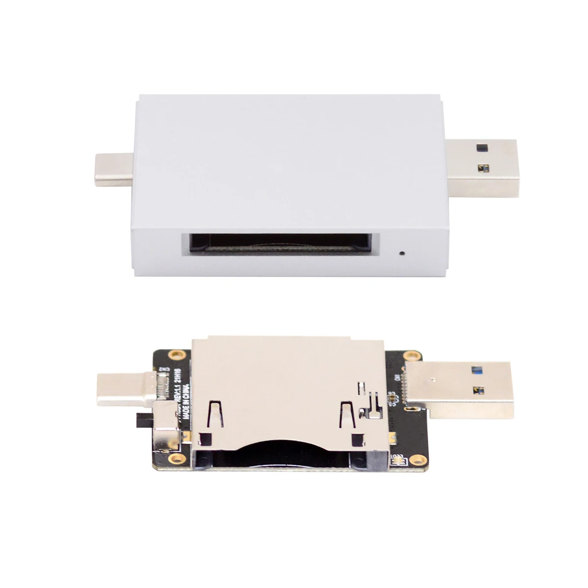 Chenyang CF Express Extension Card Reader to USB 3.1 Type-C & Type-A for CFE Type-B Support R5 Z6 Z7 Memory Card