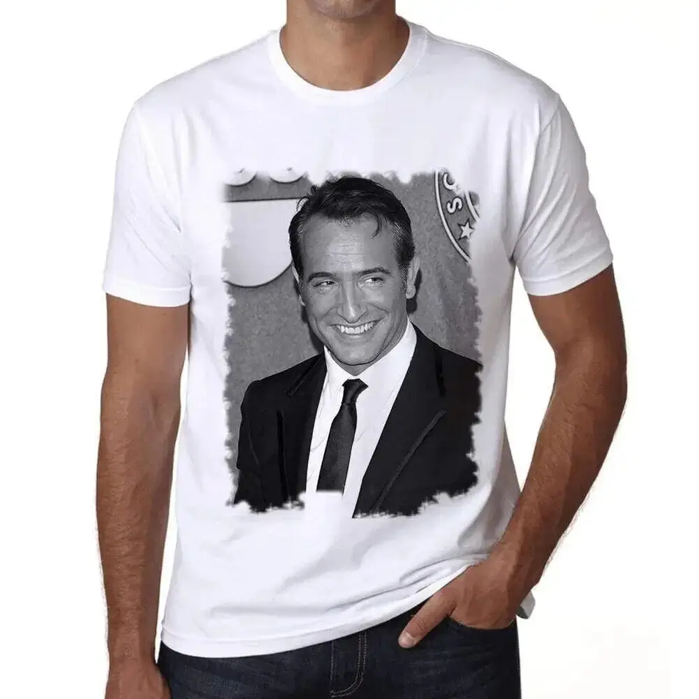 Men's Graphic T-Shirt Jean Dujardin Eco-Friendly Limited Edition Short Sleeve Short Sleeve Tops Tees Cotton Print Tshirts