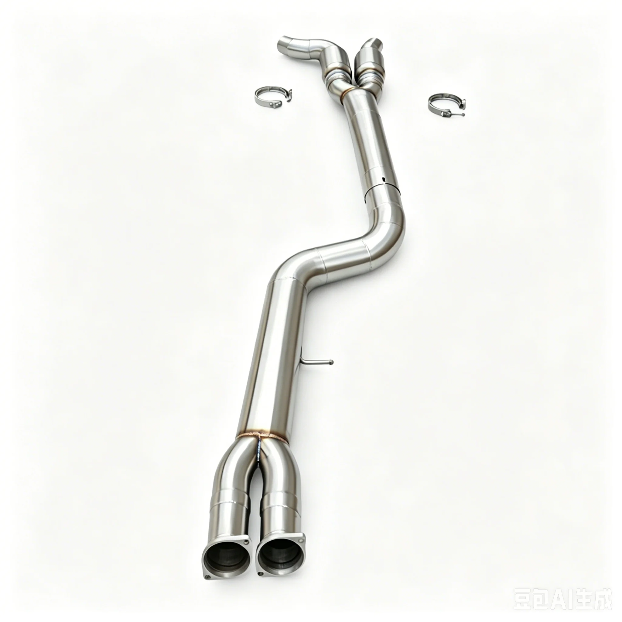 3.5-inch exhaust mid section for BMW M3/M4 S55 F87 3.0T F80/F82/F83 2014-2019 stainless steel with resonator exhaust mid pipe