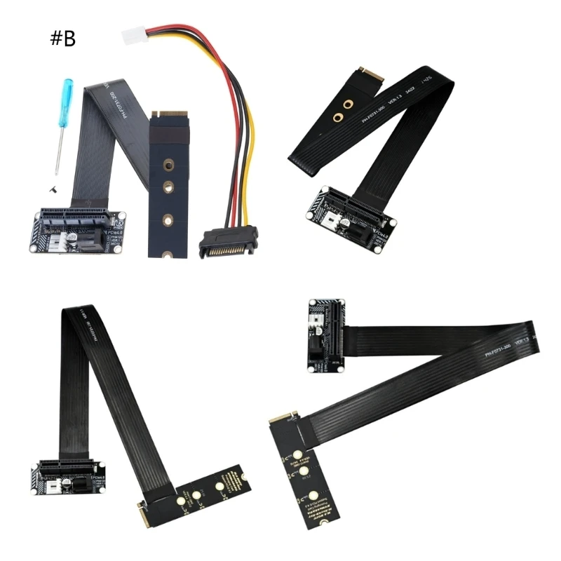  Fast Speed M.2 NVMes To PCIe4.0 4X Graphics Card Adapters For External GPU Setups