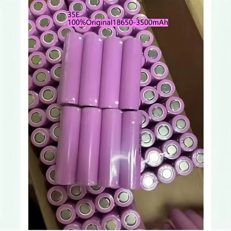 

2026 Batterie lithium-ion rechargeable originale 35e 2026, 18650 35E 3500mAh 20A de décharge, INR18650 3.7v 3.5Ah