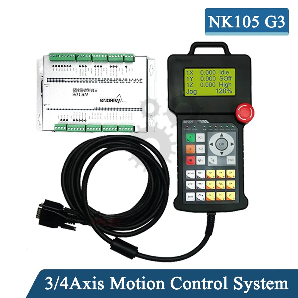 

Original Weihong Nk105 G3 Cnc Dsp Motion Control System Three Axis Four Axis Motion Control Card For Cnc Router Atc Machine