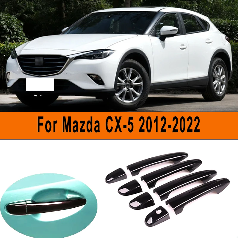 

Накладка на дверную ручку автомобиля, наклейка, устойчивая к царапинам автоаксессуары для Mazda CX-5 CX5 2012-2022 2021 2020 2019 2018