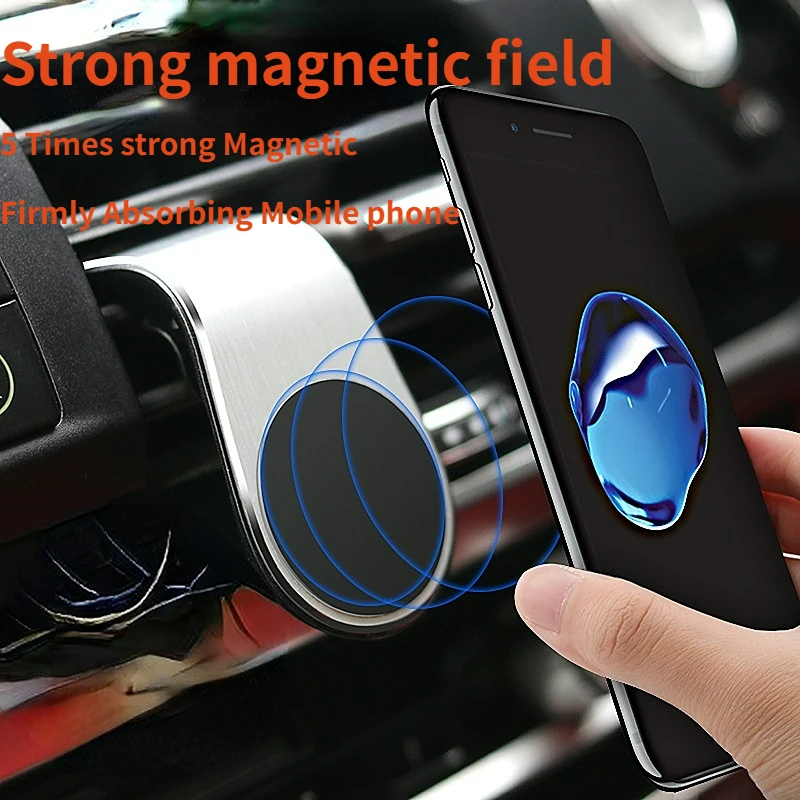 

360 Rotation Vent Clip Navigation Bracket Magnetic Car Phone Holder Portable GPS Stand For Cell Phone For Xiaomi iPhone Samsung