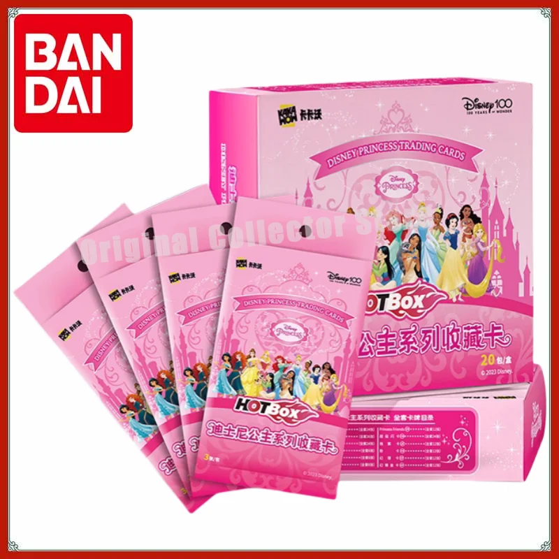 

Original Bandai Kakawow Trading Cards Disney Princess Series Collection Card 2023 HOTBOX Official Authentic Favorite Card Pack