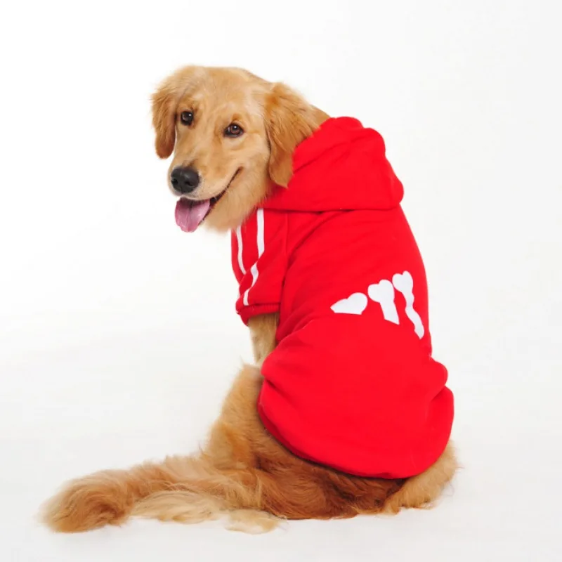 Big Dog Dog Fleece Sweater Golden Retriever Husky Labrador Big Dog Clothing