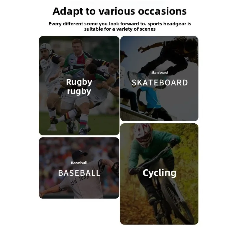 رغوة لينة خوذة كرة القدم تأثير حماية الرجبي الرياضة والعتاد مبطن حارس المرمى قبعة التزلج على الجليد هوكي المرمى التدريب #4