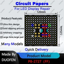 P8 series Circuit Paper,Double-sided solder pads, fully covered with large holes ,Used for repairing damaged PCB pads