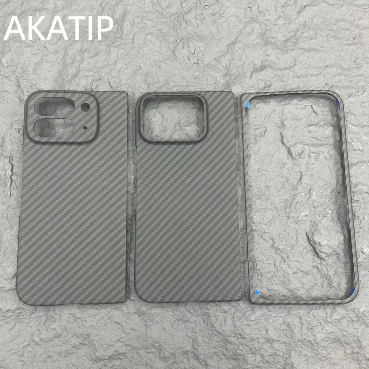 AKATIP For Google 10 Pro Fold Aramid Fibre Slim Magnetic Case 9 Pro Fold Carbon Fibre Protective Cover Drop-proof and Shock-resi