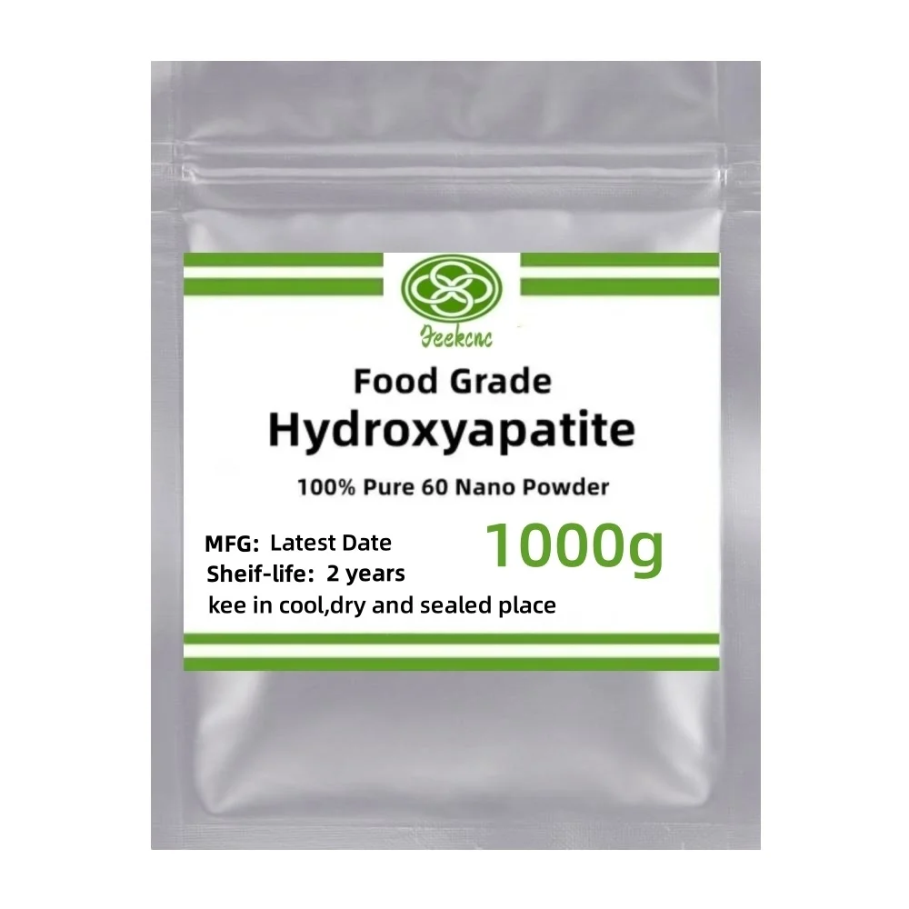 Free Shipping 50g-1000g  High Quality Food Grade Using for Toothpaste 100% Pure Hydroxyapatite 60 Nano Powder