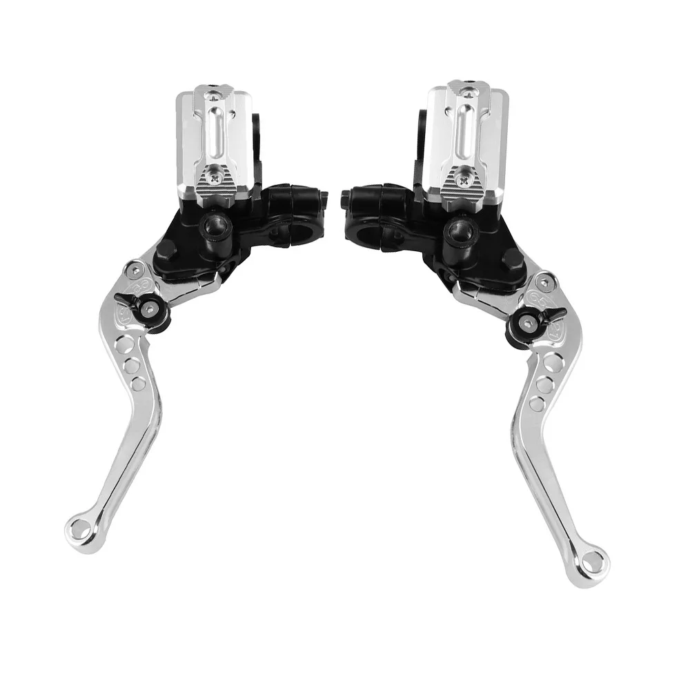 

1Pair 22mm Motorcycle Roller Adjustment Brake Clutch Levers Universal Motorcycle Handlebar Hydraulic Brake Pump