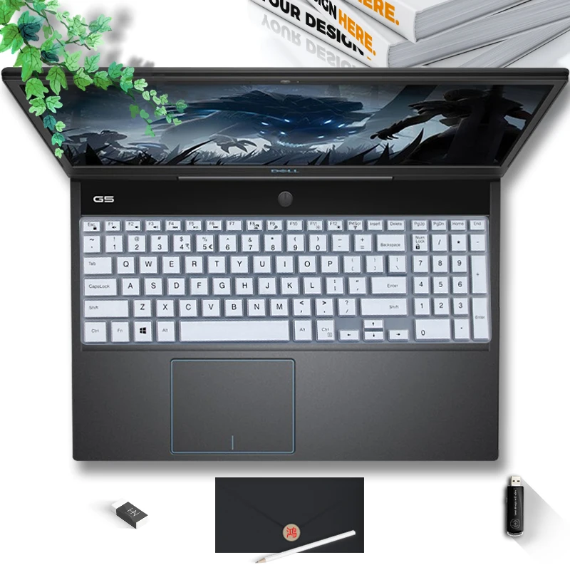 for Dell Inspiron 15 3567 3593 5570 5577 5767 7559 7567 7577 Dell Inspiron 17 5748 5749  laptop Silicone Keyboard Skin Cover