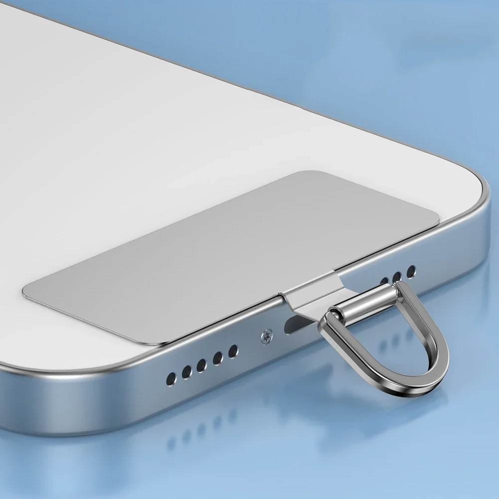 

1/2/3 шт. новый ультратонкий ремень для телефона из нержавеющей стали, сменный ремешок для телефона, прокладка, прочный шт. для подключения мобильного телефона