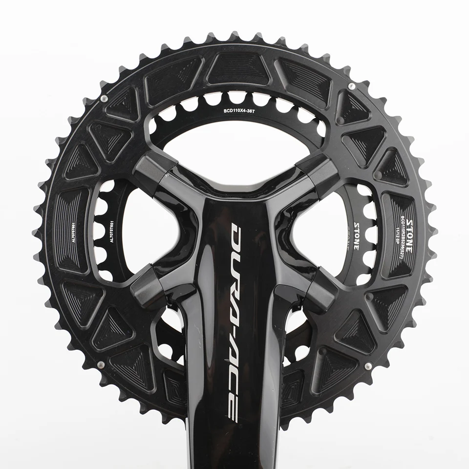 ストーンダブルチェーンリングbcd,110mm,4ボルト,105 r7100 ultegra