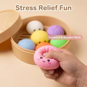 Collectible Popular Mystery Box Squish Collection, 1 Random Rare Glitter Squeeze Decompression Toy, Cat Bear Paw Jellyfish Egg Themed Squishies for Hobby Collectors view 4