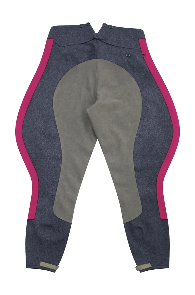 GUWF-022 Luftwaffe General Staff Blue Grey Wool Riding Breeches
