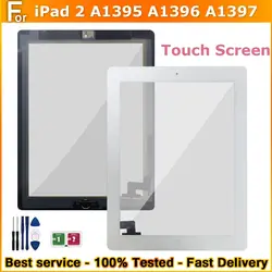 9.7'' NEW Touch For iPad 2 A1395 A1396 A1397 touch screen digitizer replacemen with button /without buttons