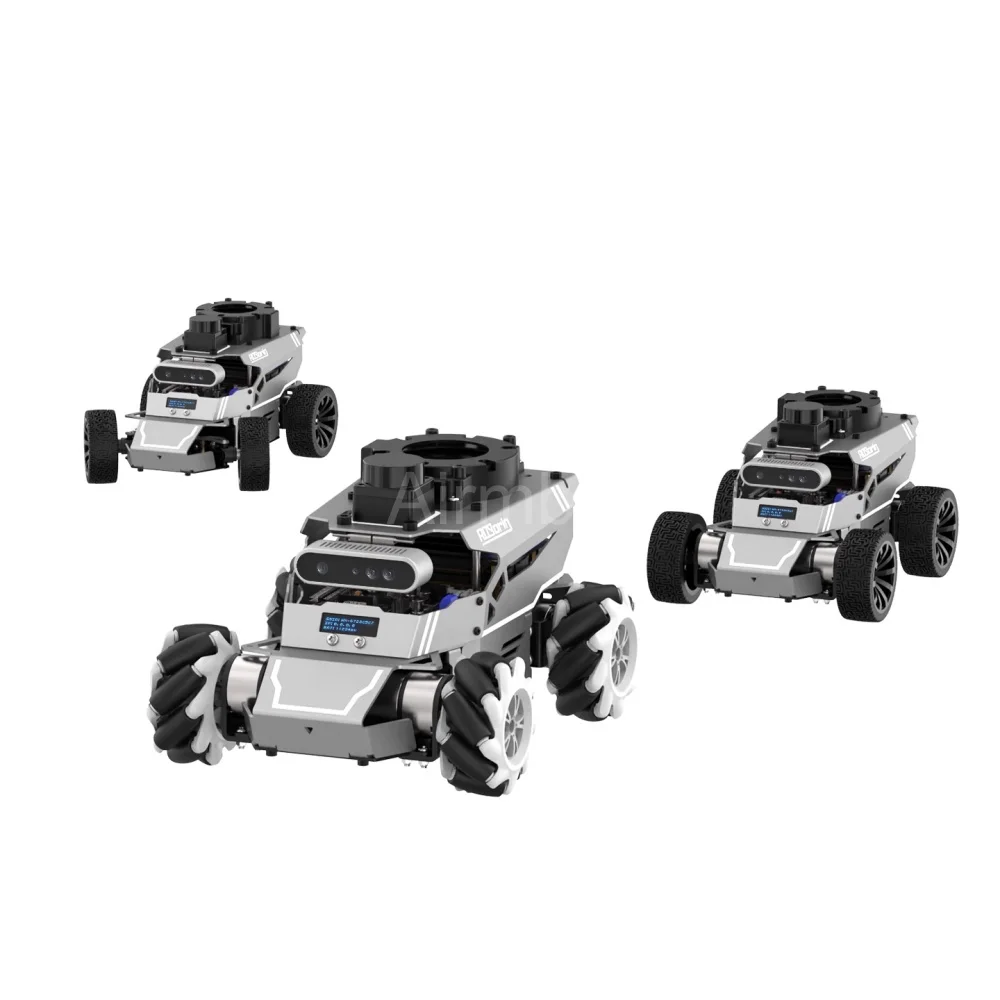 รถสมาร์ทคาร์ Hiwonder ROS2 รุ่น Rosorin ล้อเมคานัม ระบบมัลติโหมด AI Vision โมเดลใหญ่ ระบบนำทาง Slam หุ่นยนต์สำหรับการเขียนโปรแกรม
