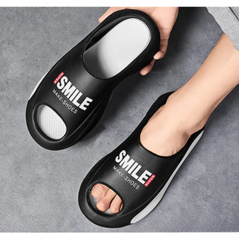 New Men's Summer Casual Beach Slippers Luxurious Soft EVA Thick-soled Sports Sandals Women's Thick-soled Shoes Zapatos Hombre